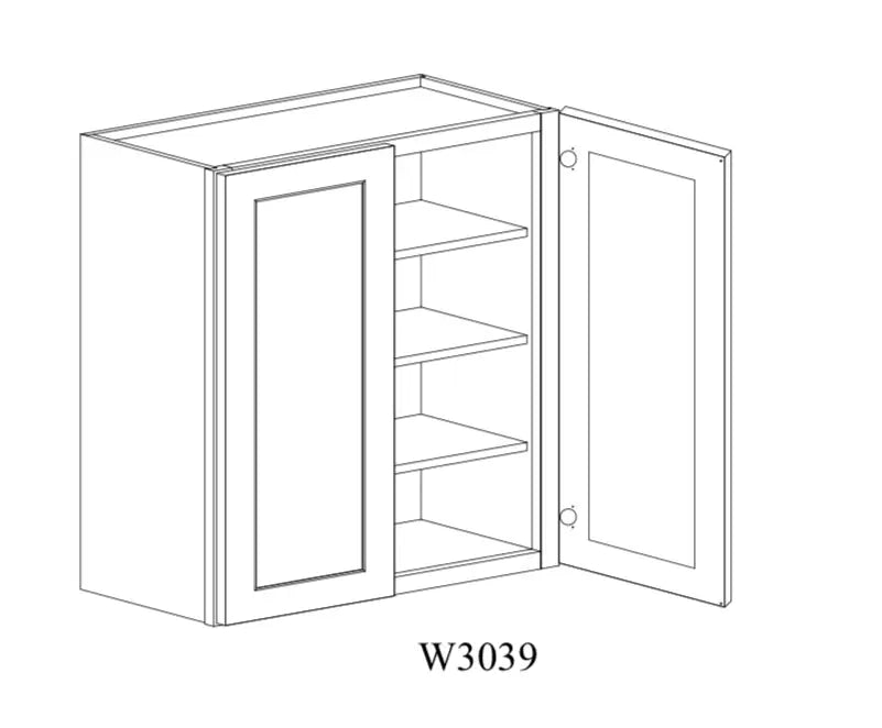 Shaker White Wall Cabinet SW-W3039 — Tree Cabinetry product image