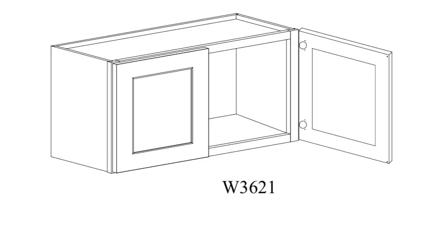 Shaker White Wall Cabinet SW-W3621 — Tree Cabinetry product image