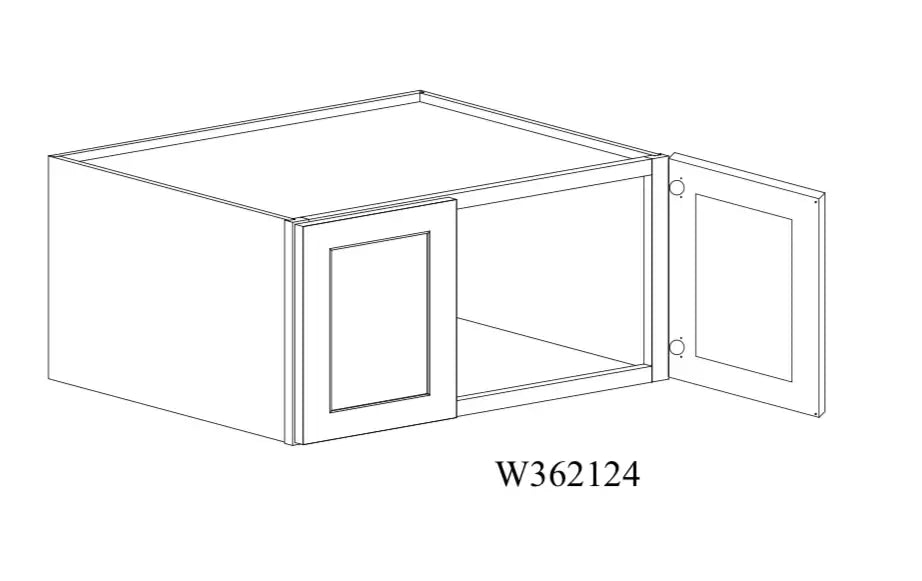 Shaker White Wall Cabinet SW-W362124 — Tree Cabinetry product image