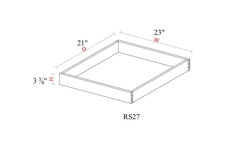Safari Fancy Shaker Cabinet Accessory RS27 — Tree Cabinetry product image