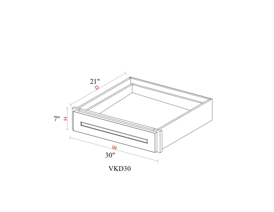 Matcha Fancy Shaker Vanity MFS-VKD30 — Tree Cabinetry product image