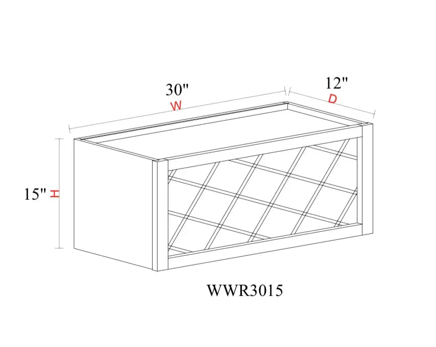 Shaker White Wall Cabinet SW- WWR3015 — Tree Cabinetry product image