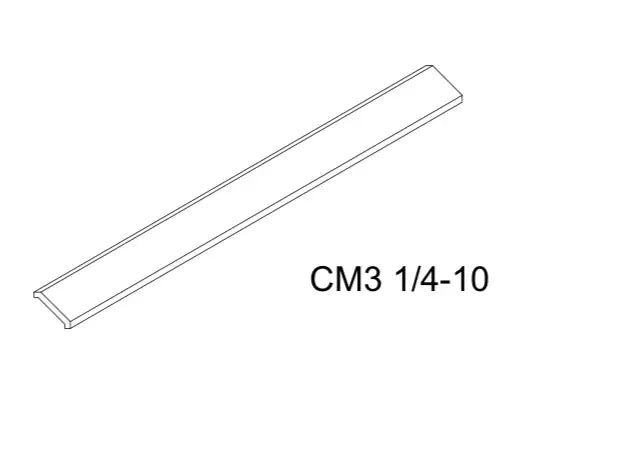 Shaker White Cabinet Accessory SW-CM10-3 1/4 — Tree Cabinetry product image