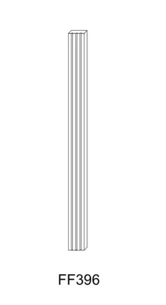 Shaker White Cabinet Accessory SW-FF396 — Tree Cabinetry product image