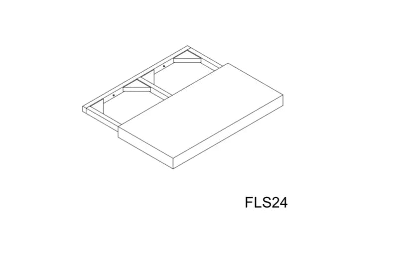 Safari Fancy Shaker Cabinet Accessory SFS-FLS24 — Tree Cabinetry product image