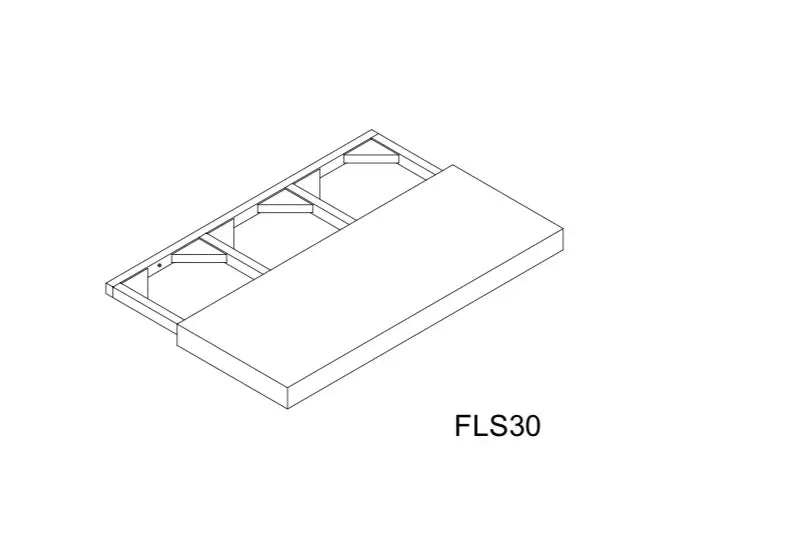 Safari Fancy Shaker Cabinet Accessory SFS-FLS30 — Tree Cabinetry product image