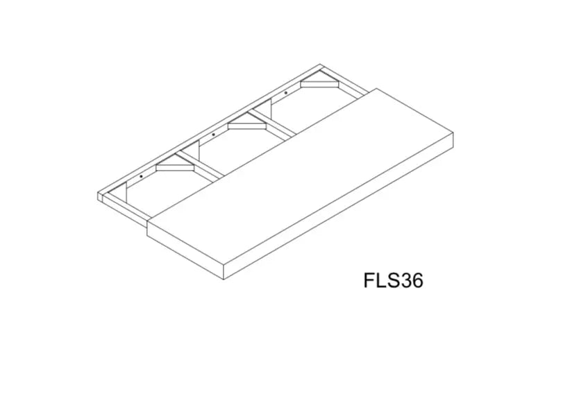 Safari Fancy Shaker Cabinet Accessory SFS-FLS36 — Tree Cabinetry product image
