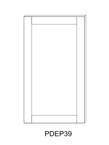 Safari Fancy Shaker Cabinet Accessory SFS-PDEP39 — Tree Cabinetry product image