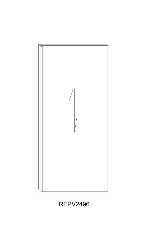 Whipped Cream Fancy Shaker Cabinet Accessory WCFS-REFP24x96 — Tree Cabinetry product image