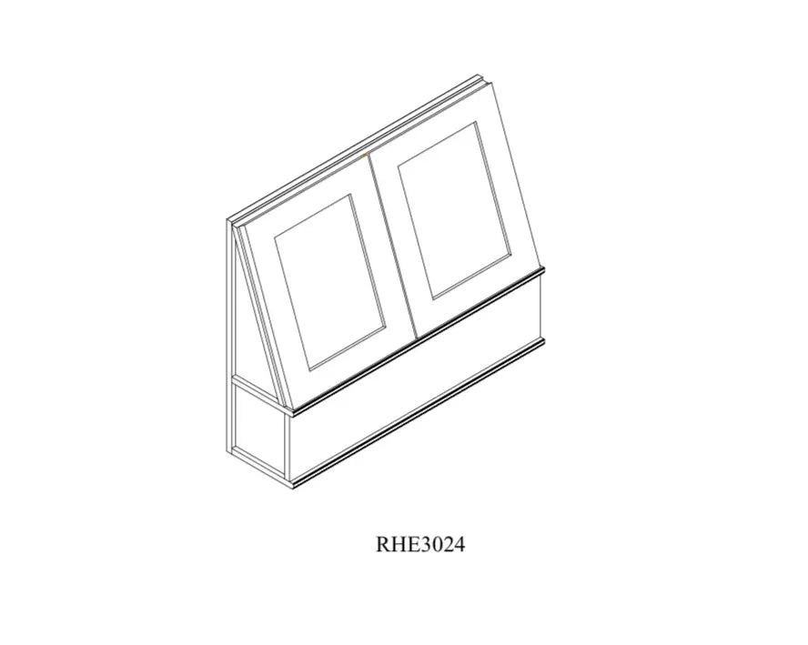 Whipped Cream Fancy Shaker Cabinet Accessory WCFS-RHE-3024 — Tree Cabinetry product image