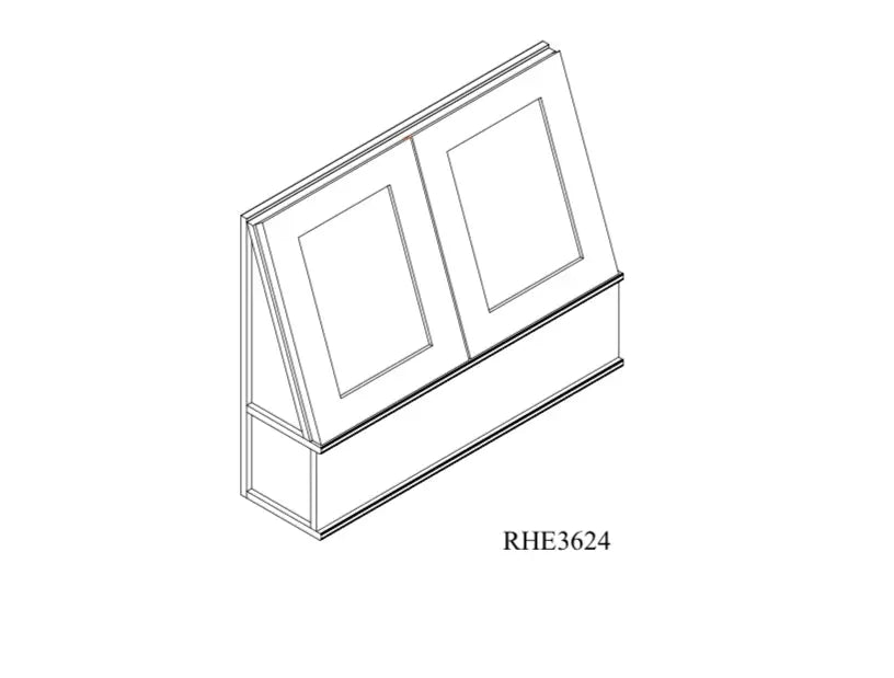Whipped Cream Fancy Shaker Cabinet Accessory WCFS-RHE-3624 — Tree Cabinetry product image