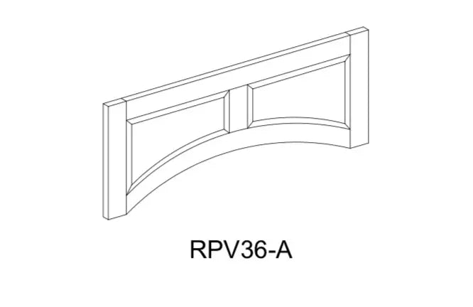 Safari Fancy Shaker Cabinet Accessory SFS-RPV36-A — Tree Cabinetry product image