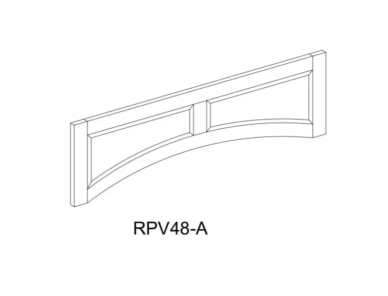 Shaker White Cabinet Accessory SW-RPV48-A — Tree Cabinetry product image