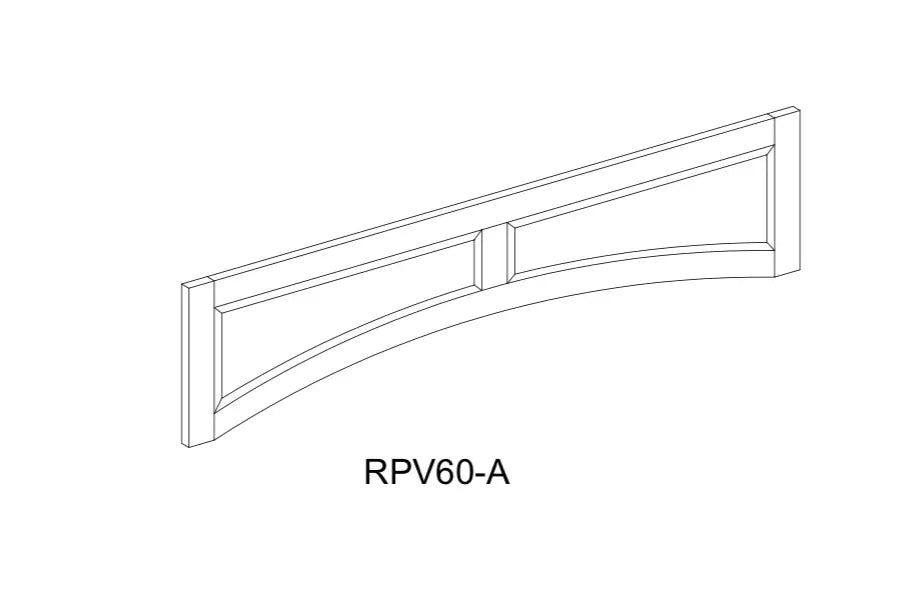 Shaker White Cabinet Accessory SW-RPV60-A — Tree Cabinetry product image