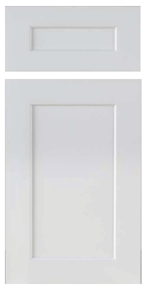 Shaker White cabinet door and drawer front