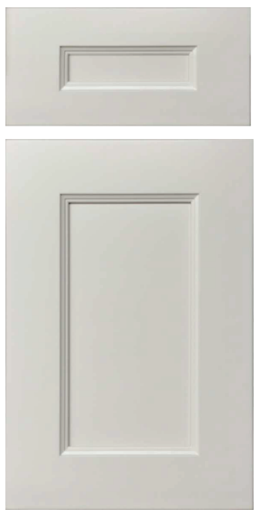 Whipped Cream Fancy Shaker cabinet door and drawer front